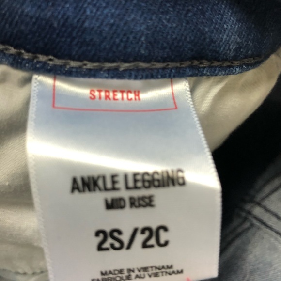EXPRESS Ankle Jeans Pants Size 2 - Picture 4 of 7
